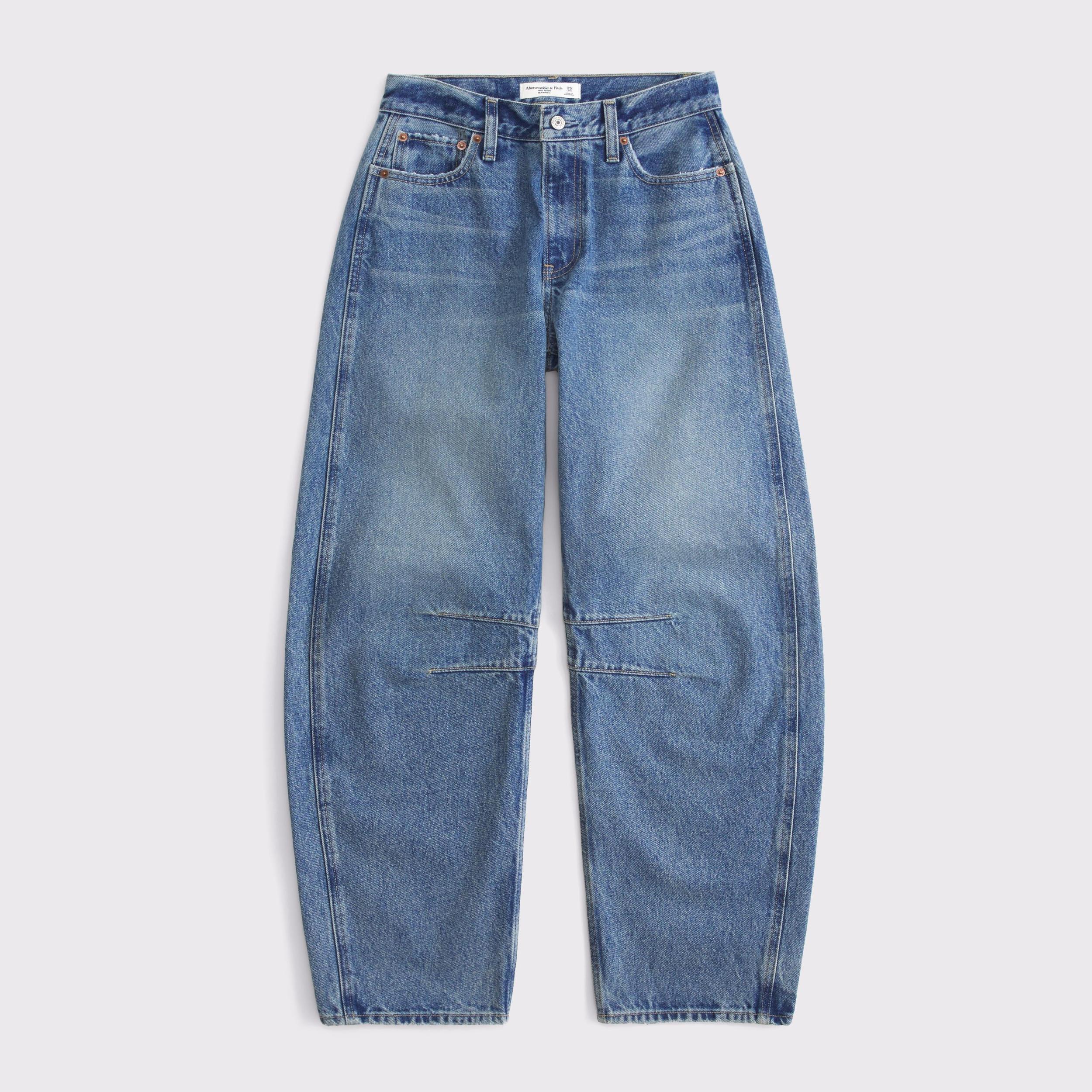 Curve Love Mid Rise Barrel Jean Product Image