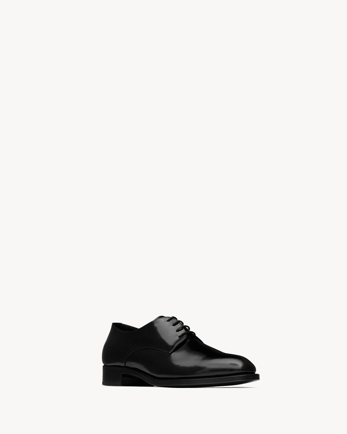adrien derbies in glazed leather Product Image