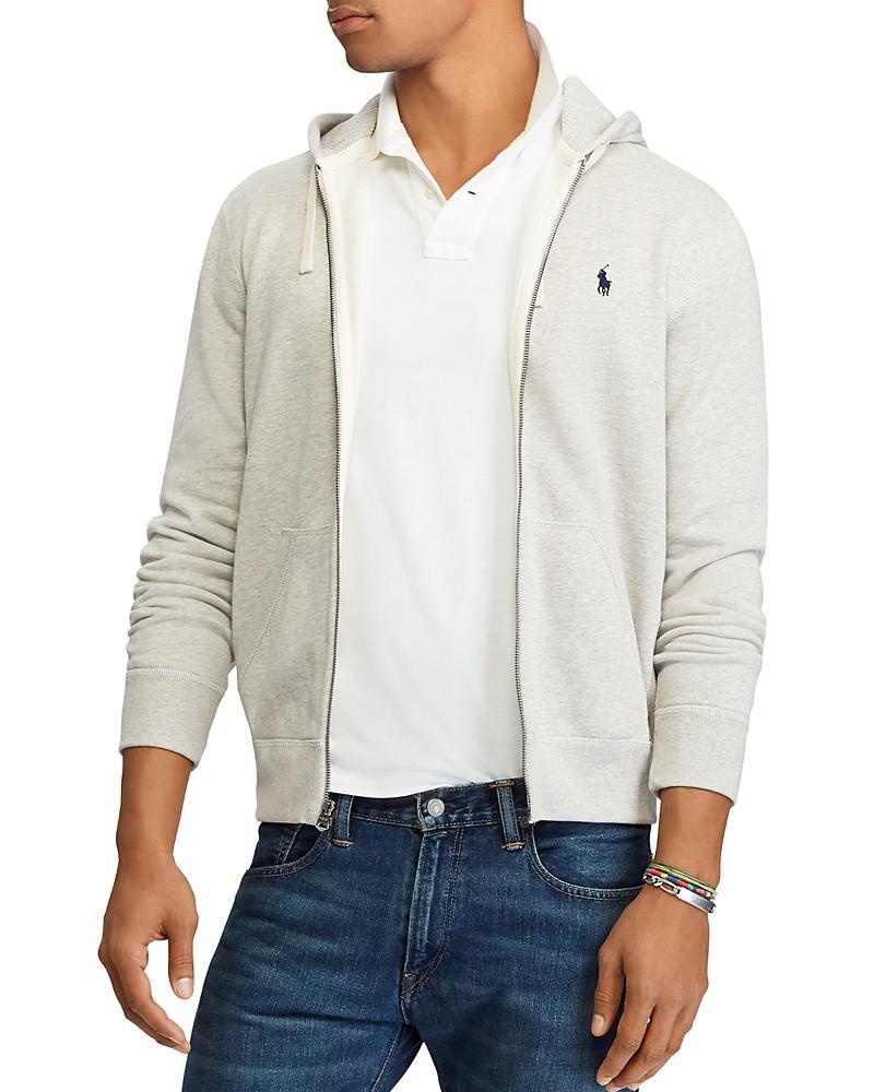 Polo Ralph Lauren Men's Zip Front Fleece Hoodie in Cruise Navy at Nordstrom, Size X-Large Product Image
