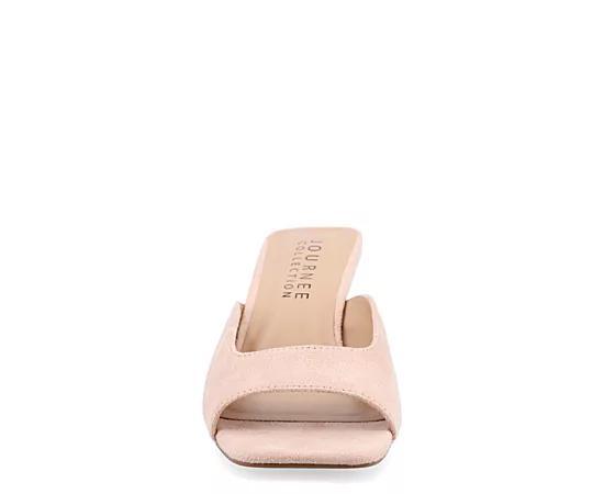 Journee Larna Womens Kitten Sandals Green Product Image