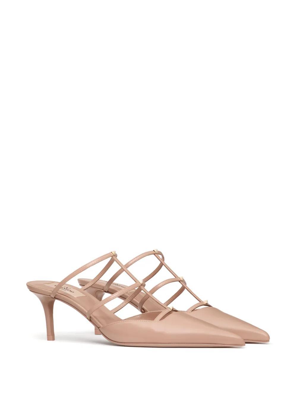 Rockstud Wispy 60mm leather mules Product Image