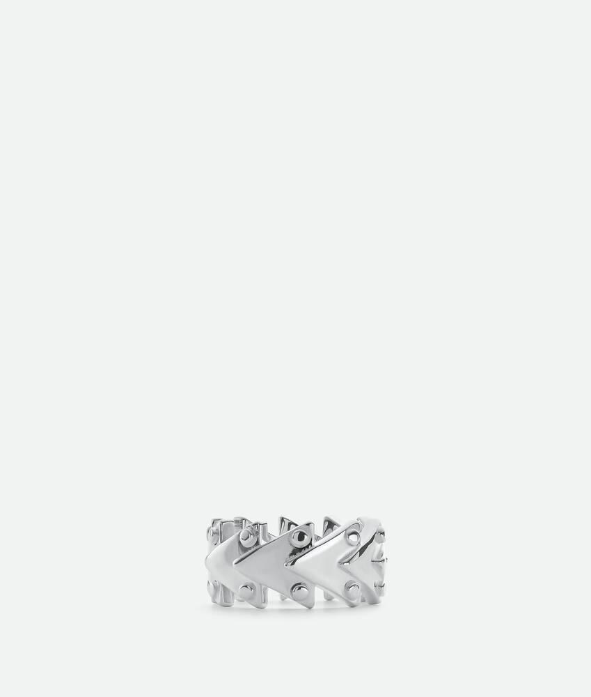 Women's Rivet Ring in Silver Product Image