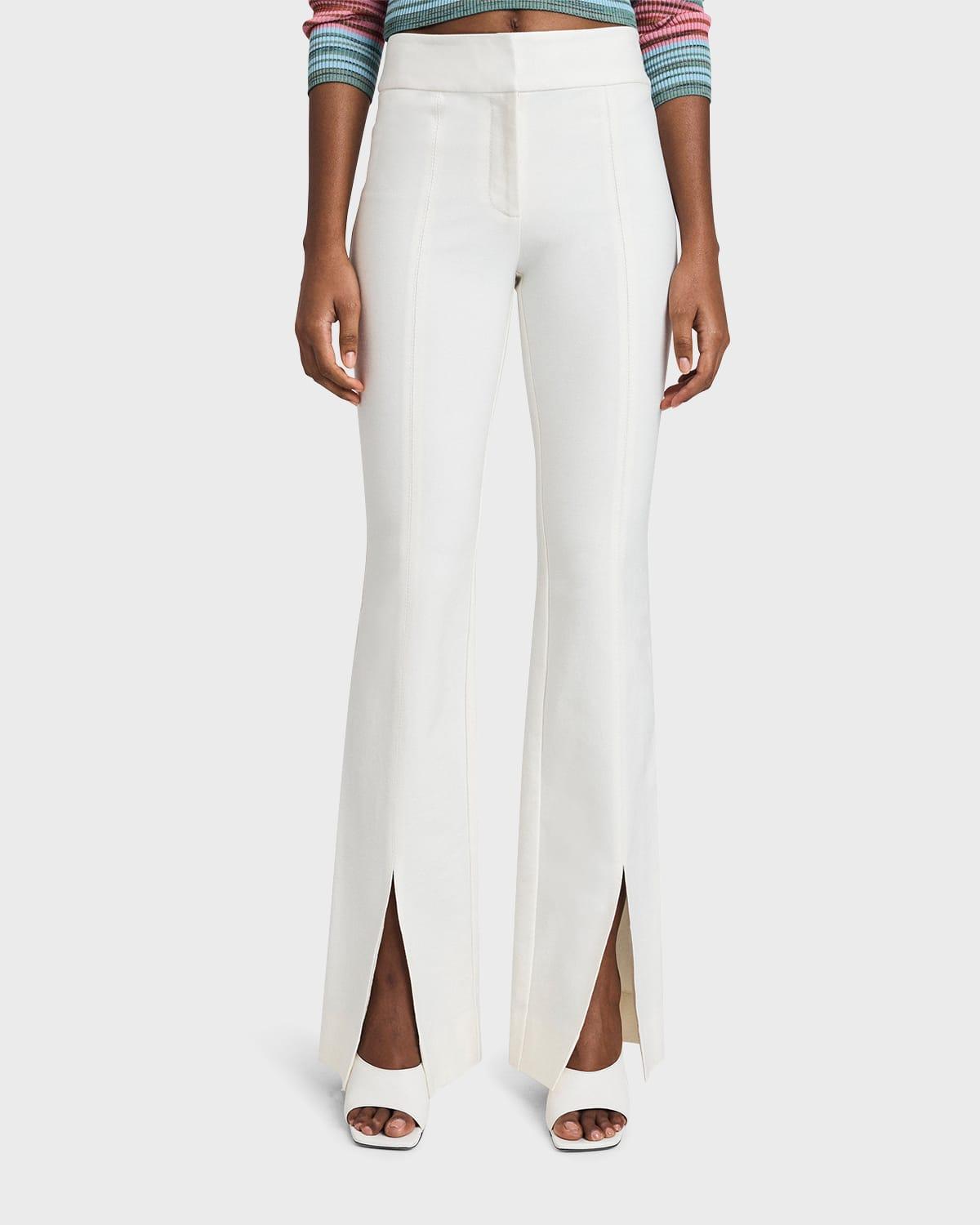Derek Lam 10 Crosby Maeve Slit Hem Flare Pants Product Image
