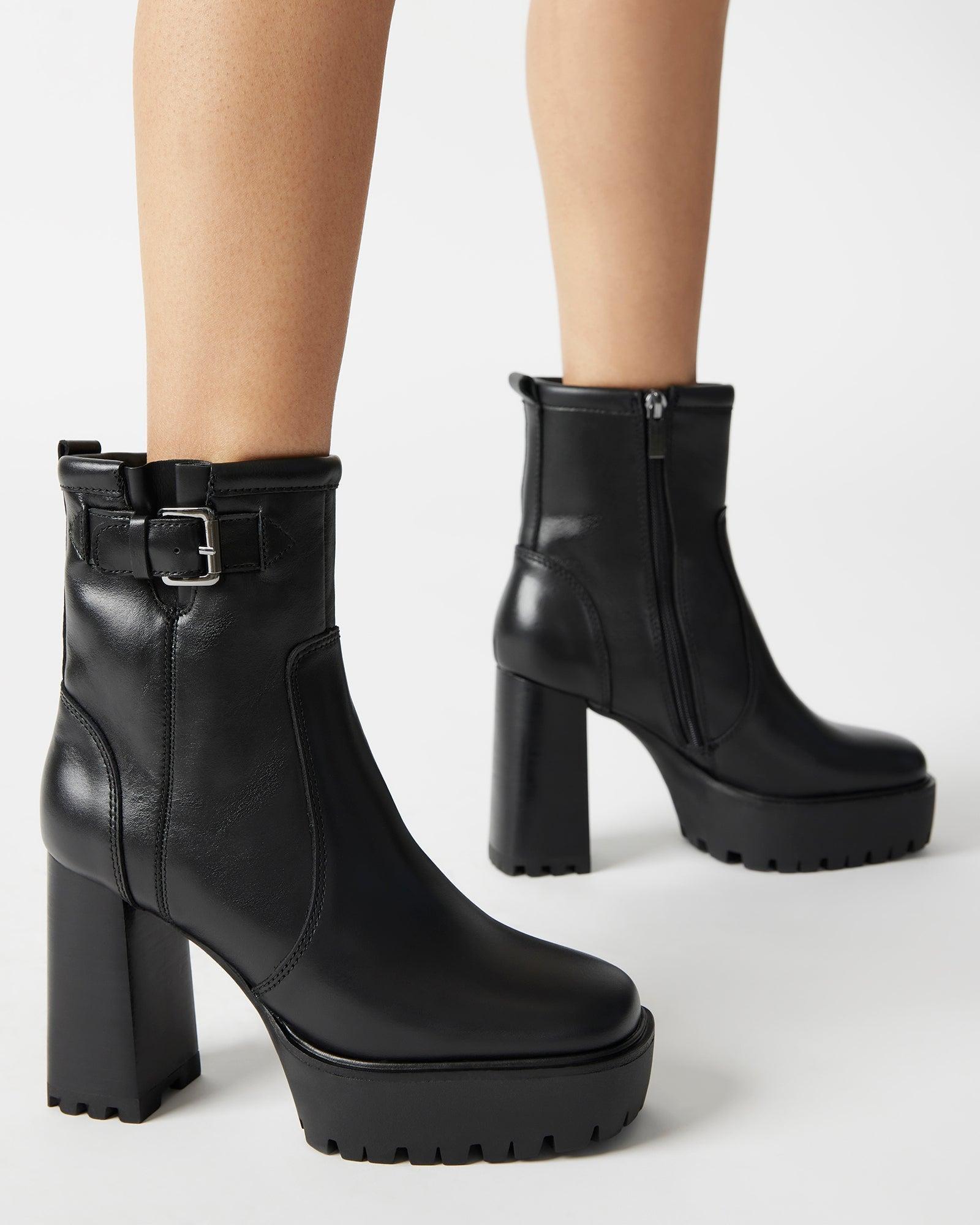 SHARONNA BLACK LEATHER - SM REBOOTED Female Product Image