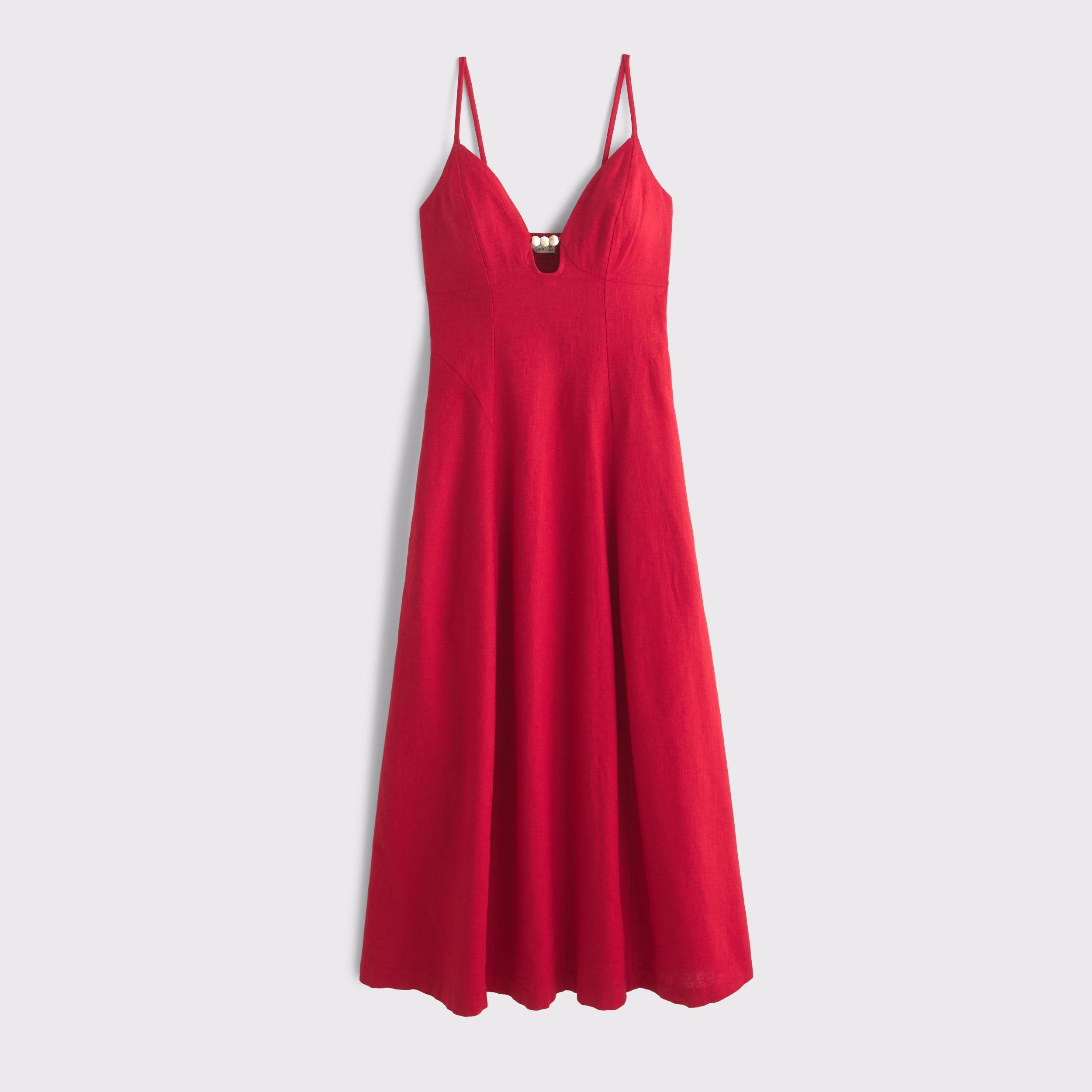 Beaded Flowy Midi Dress Product Image