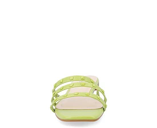 Journee Camarie Women's Embellished Strappy Sandal, Size: 8.5, Beige Product Image