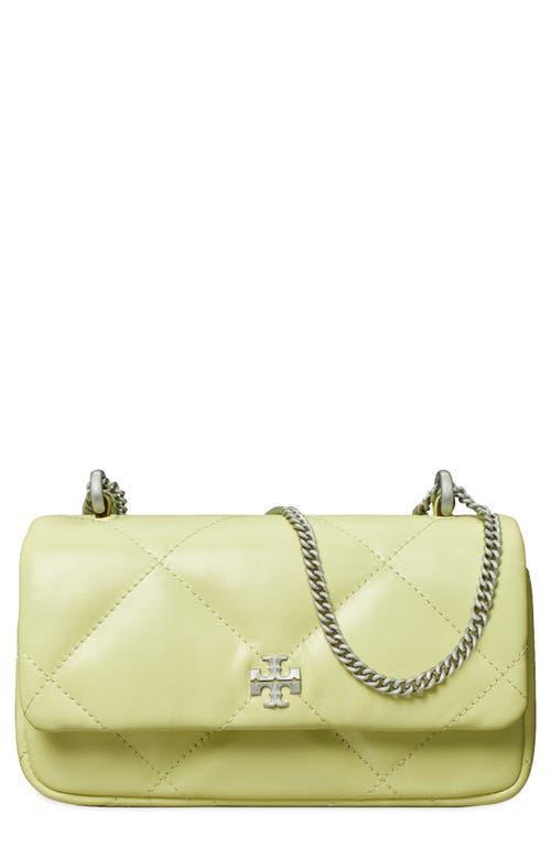 Tory Burch Mini Kira Diamond Quilted Leather Flap Bag Product Image