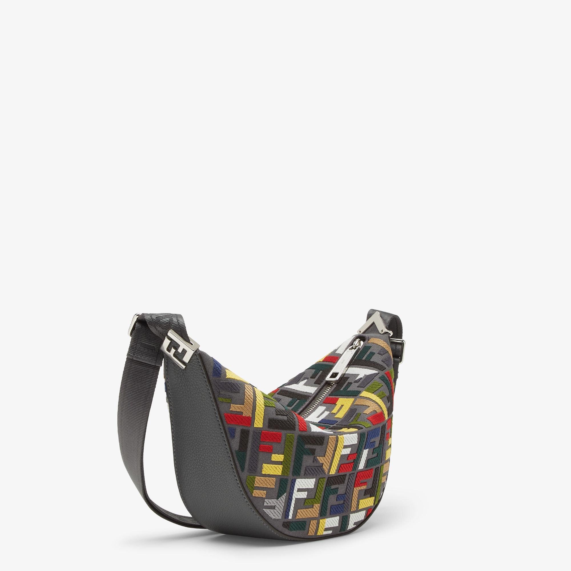 Small FF Fendi MelonCanvas bag with multicolor FF embroidery Product Image