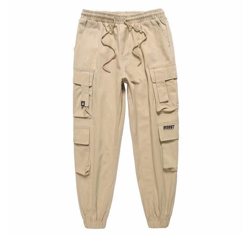 Lettering Cargo Pants Product Image