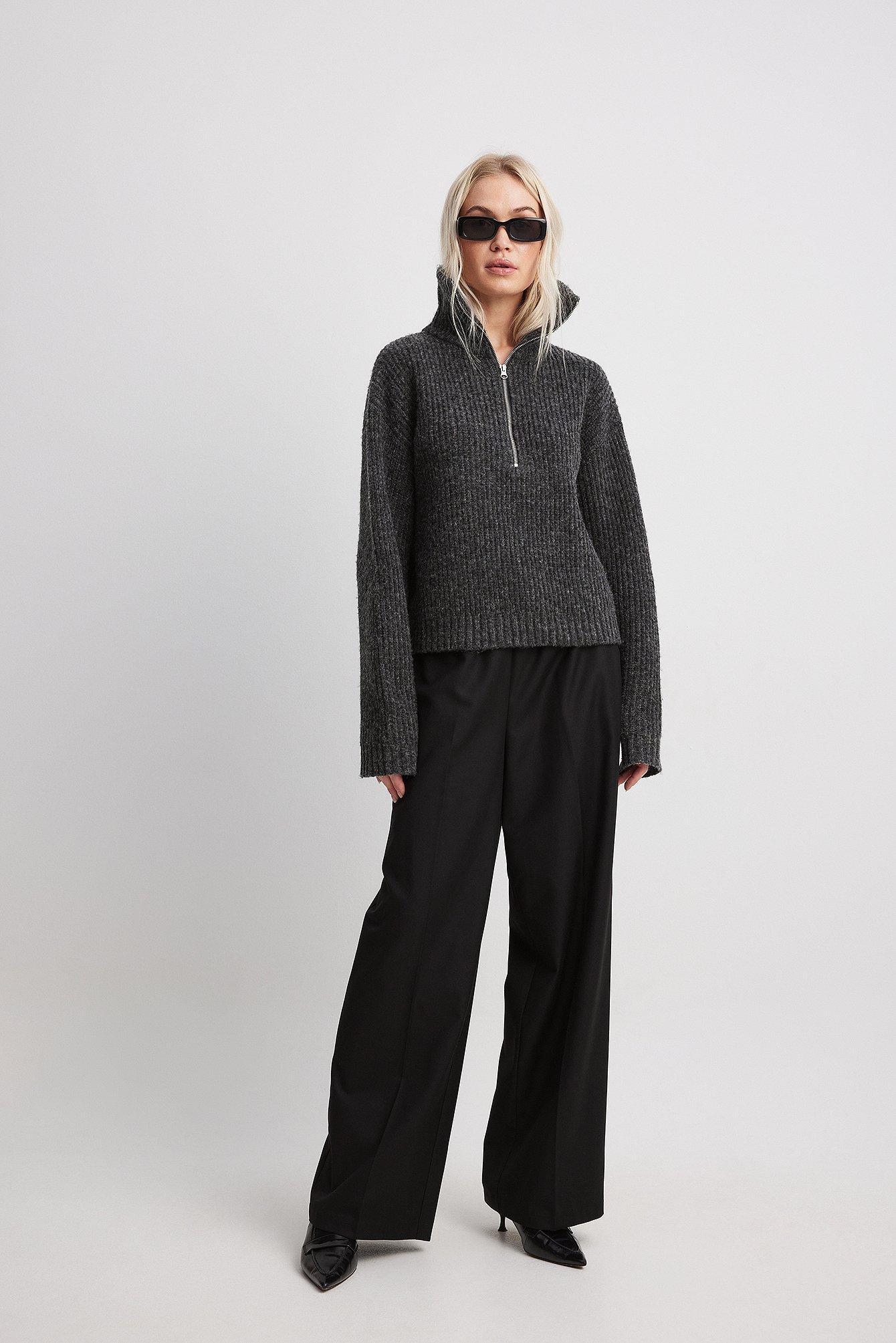Elastic Tie Waist Pants Product Image