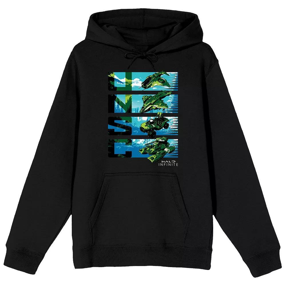 Men's Halo Infinite UNSC Battle Hoodie, Size: Large, Black Product Image