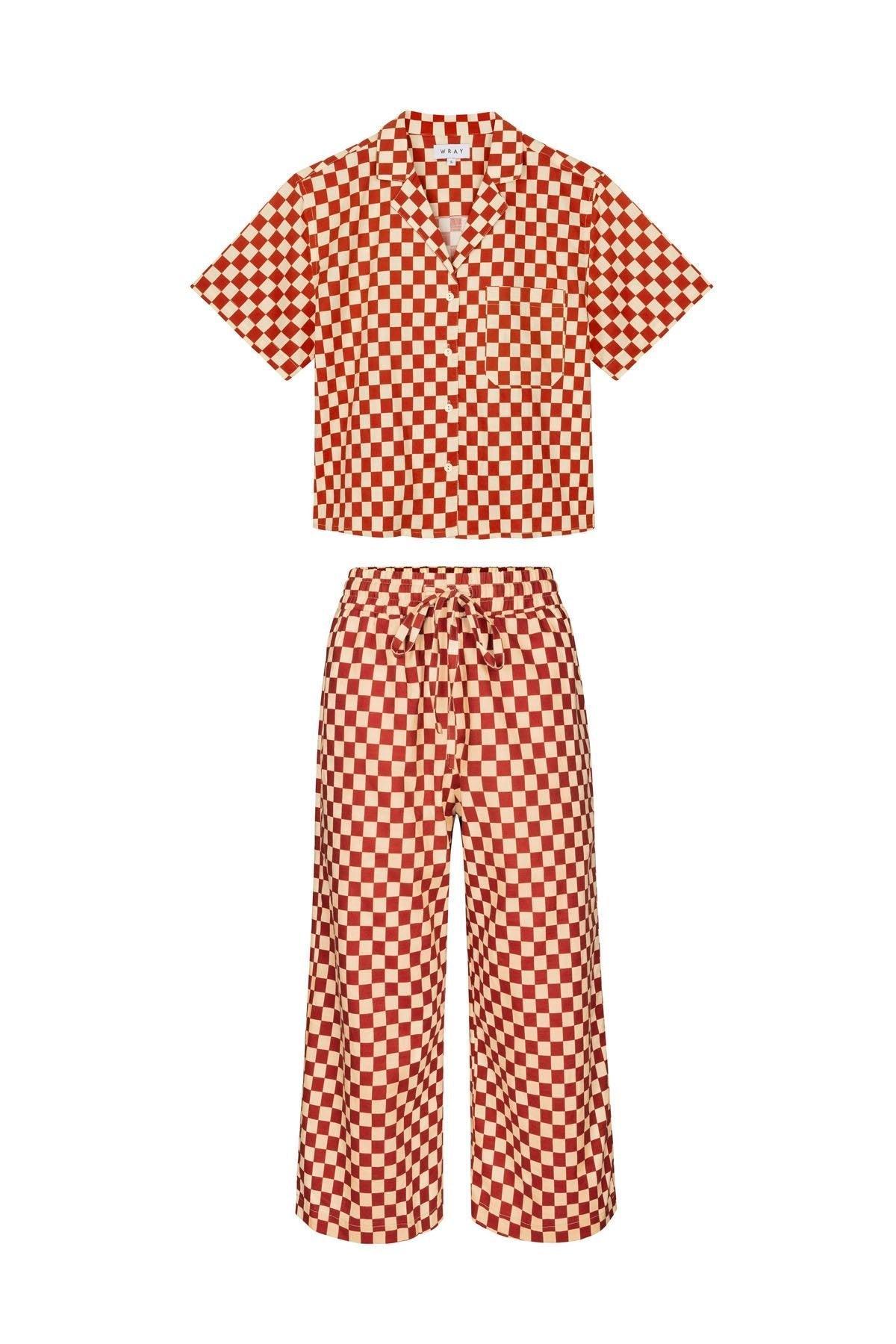 Long Lounge Set - Spice Check Product Image