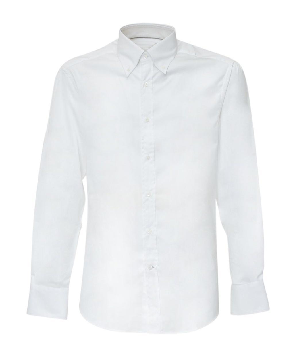 BRUNELLO CUCINELLI Long-sleeved Shirt In White Product Image