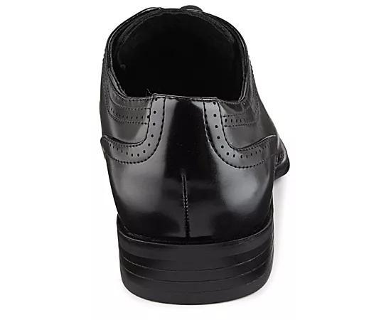 Stacy Adams Waltham Men's Leather Dress Shoes, Size: 8.5, Black Product Image