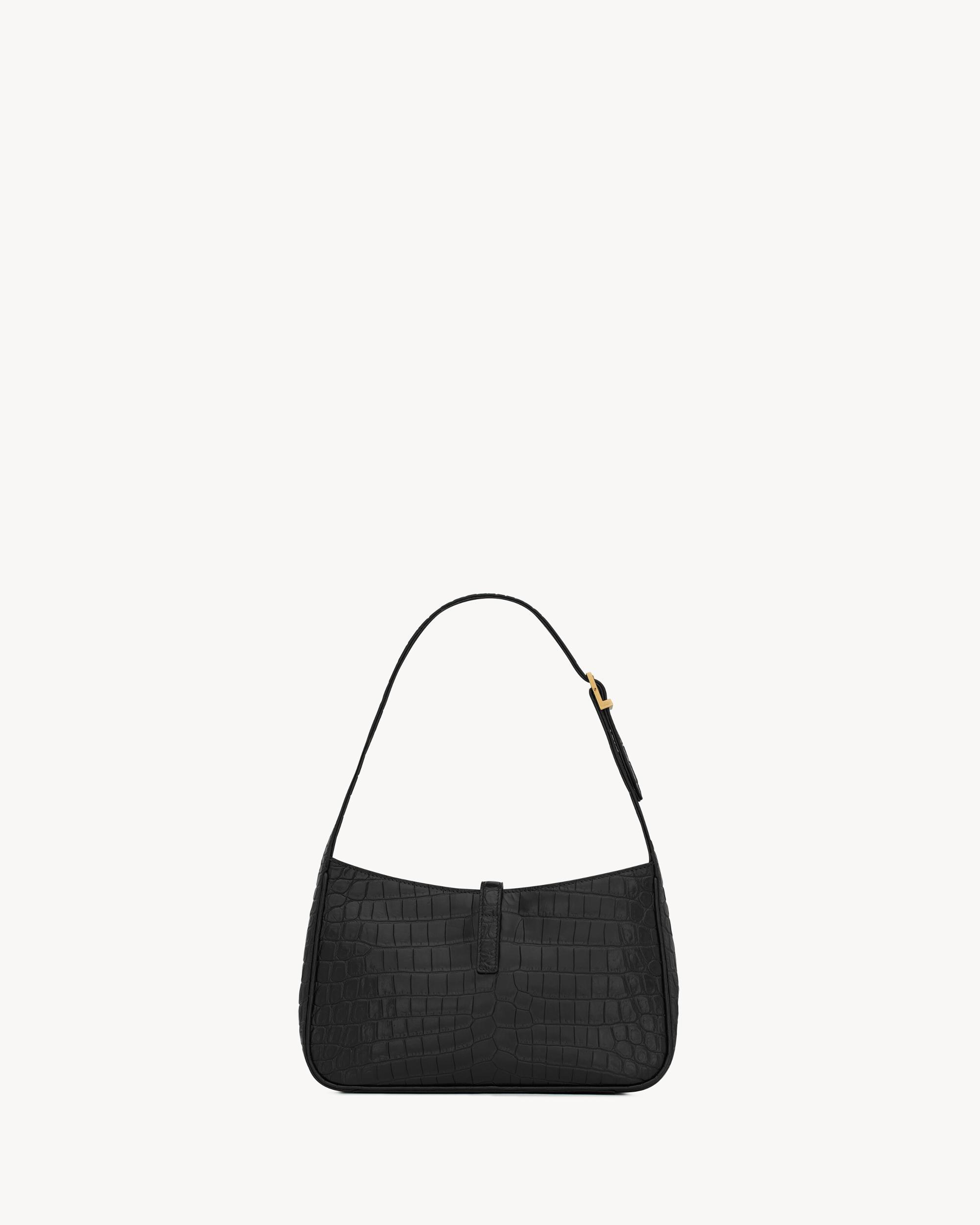 LE 5 À 7 in crocodile-embossed shiny leather Product Image