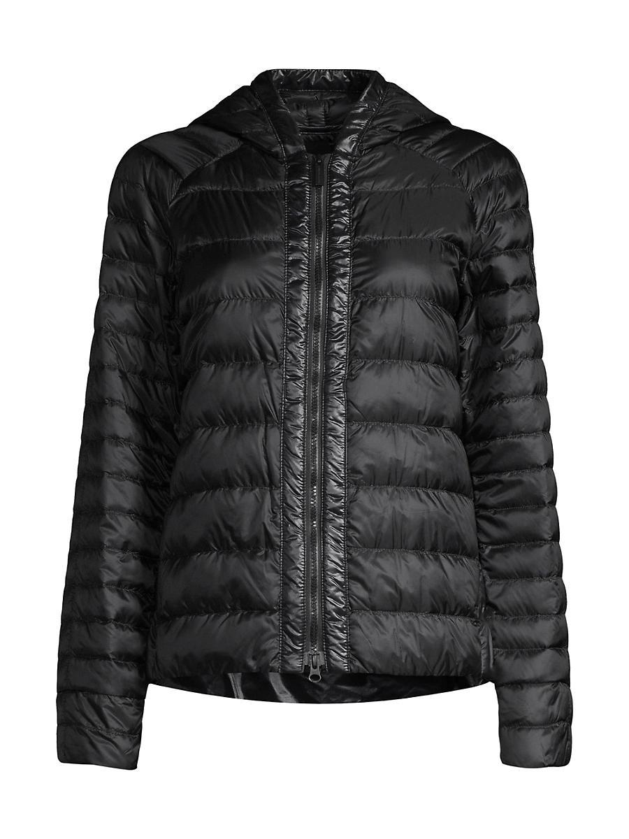 Canada Goose Black Label Roxboro Hooded Packable Short Down Coat Product Image