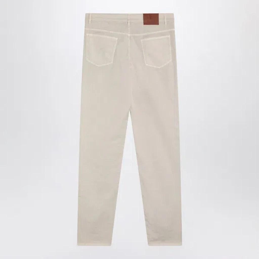 BRUNELLO CUCINELLI Trousers In Beige Product Image