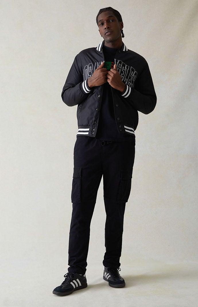Pacsun slim leg cargo pants in black Product Image
