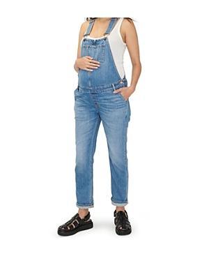 Hatch Collection Denim Maternity Overall Product Image