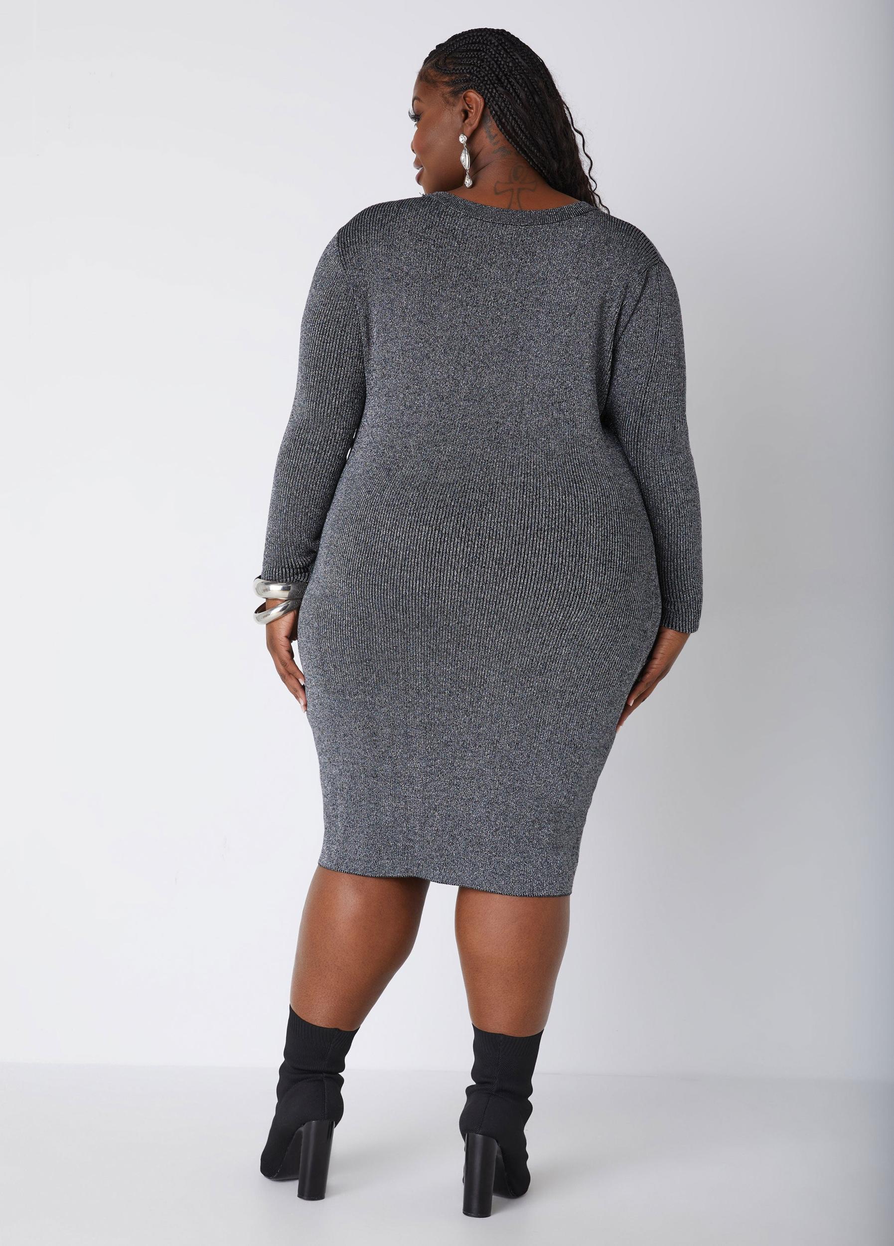 Lurex™ Bodycon Sweater Dress Product Image