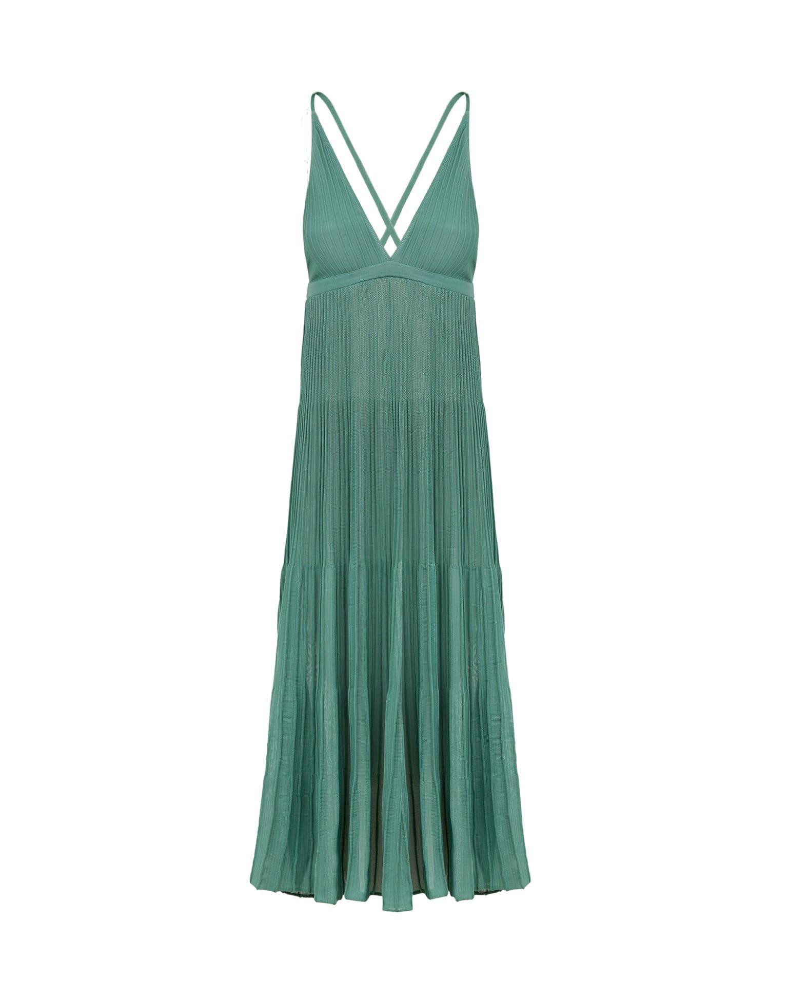 Knit Katia Long Dress - Seaglass Product Image