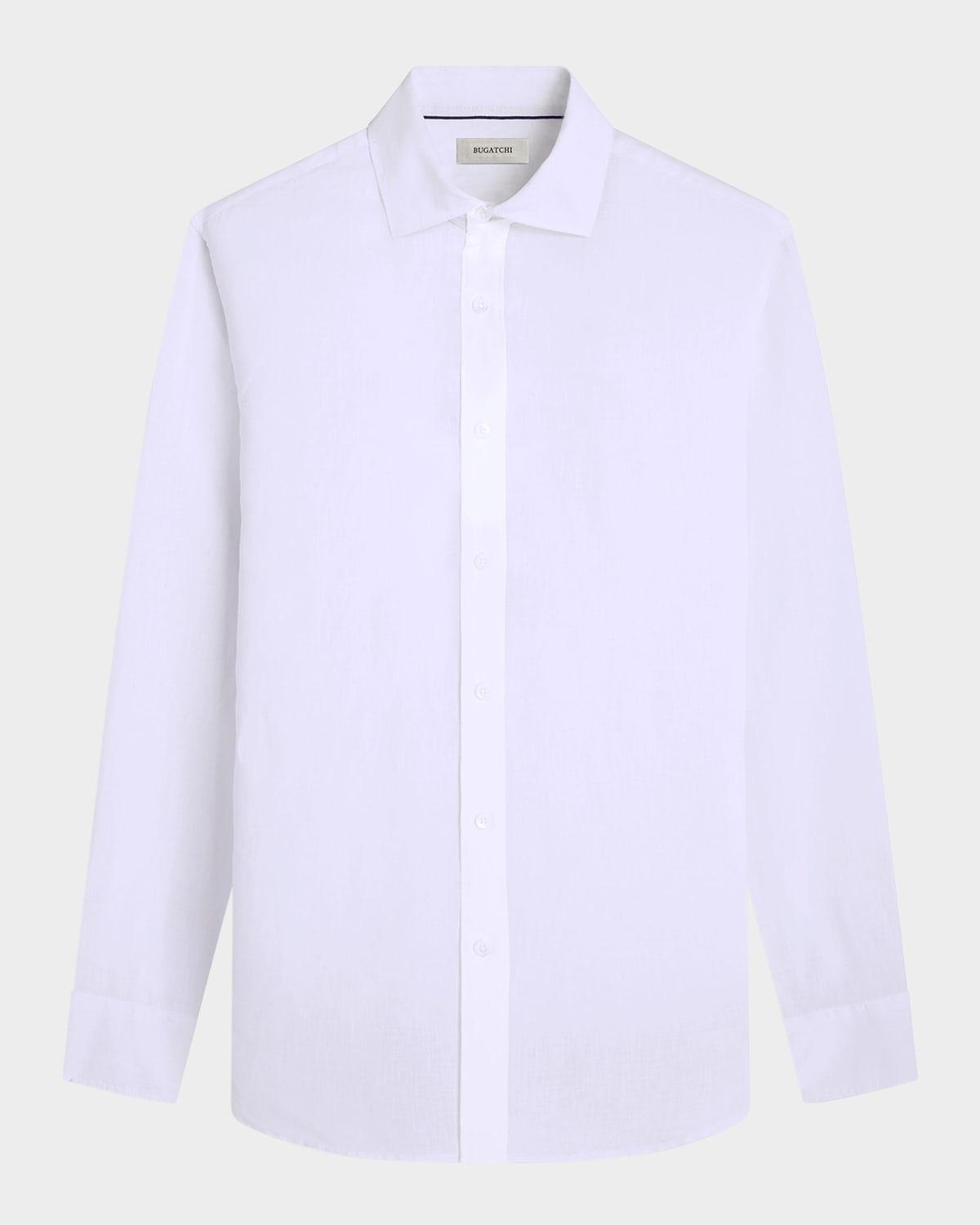 Mens Axel Long-Sleeve Linen Sport Shirt Product Image