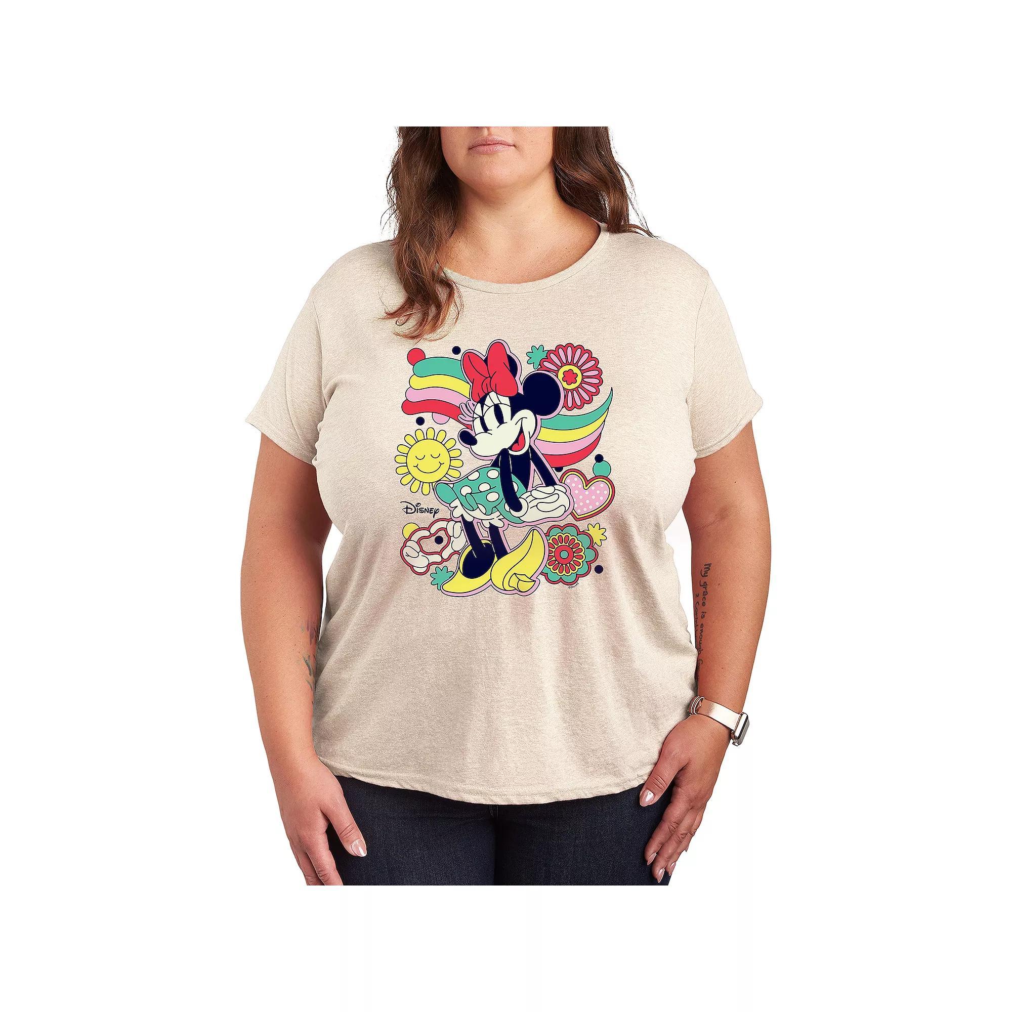 Plus Peanuts Snoopy & Woodstock Eggcellent Graphic Tee, Womens Grey Royal Blue Product Image