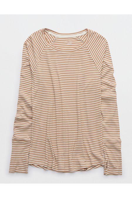 OFFLINE By Aerie Thumbs Up Ribbed Raglan Long Sleeve T-Shirt Women's Product Image