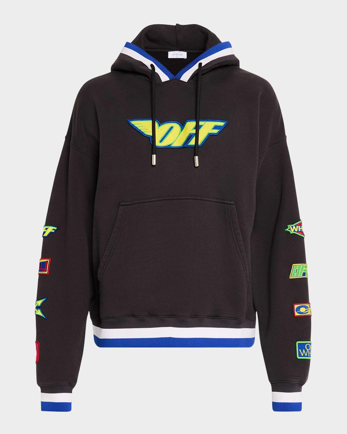 Mens Multi-Patch Hoodie Product Image