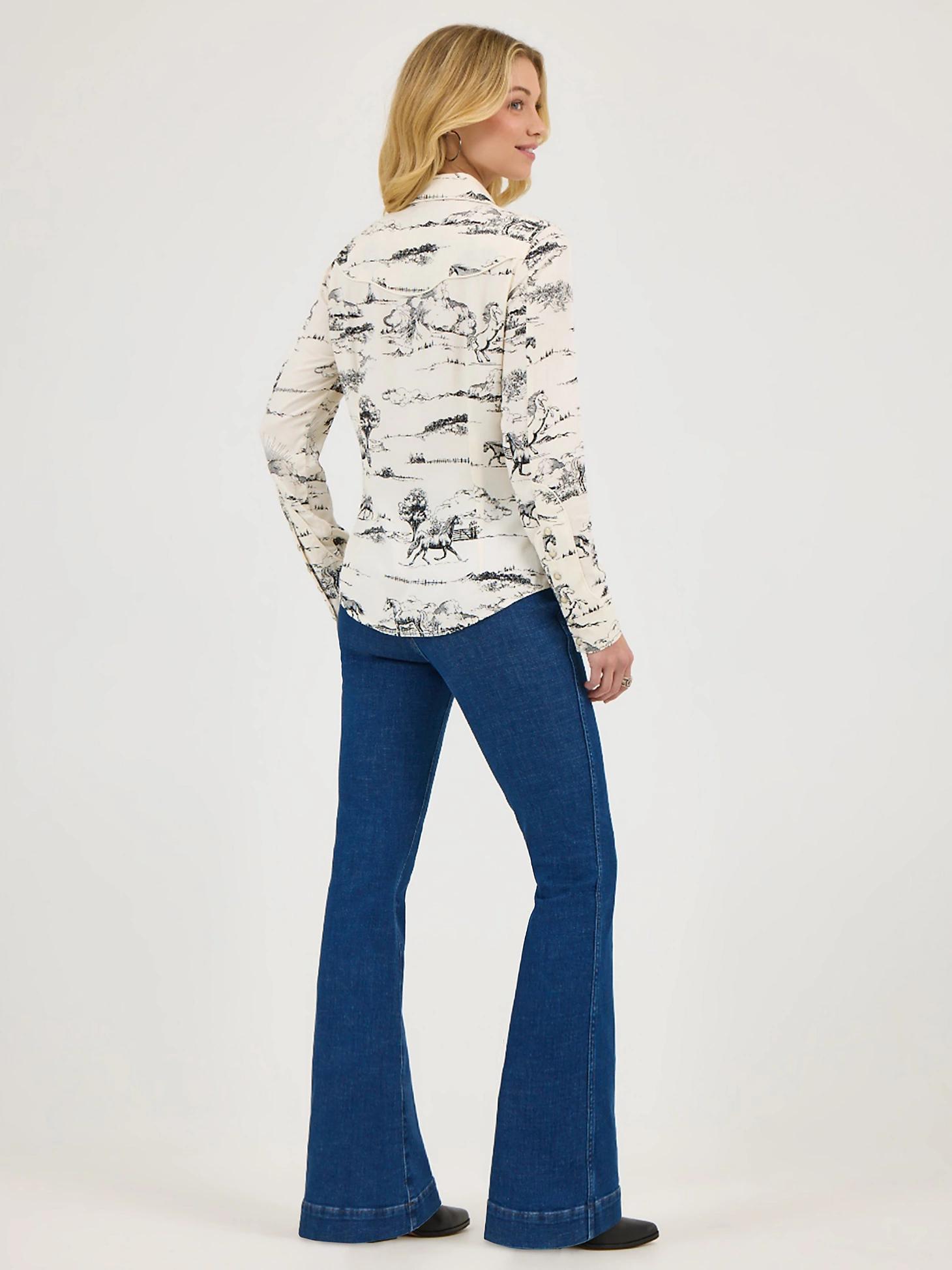 Wrangler x Lainey Wilson Country Toile Western Snap Shirt | Women's TOPS | Wrangler® Product Image