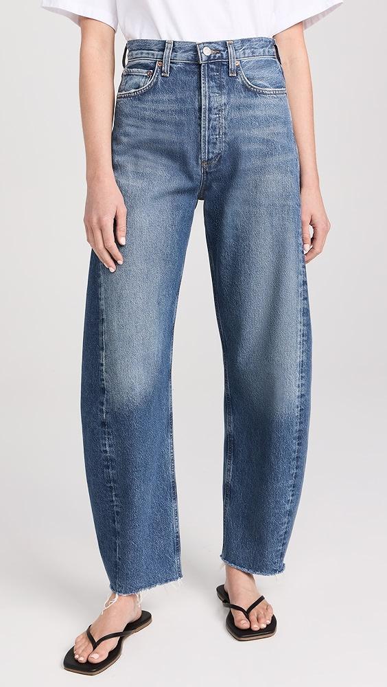 AGOLDE Luna High Rise Curved Taper Jeans | Shopbop Product Image