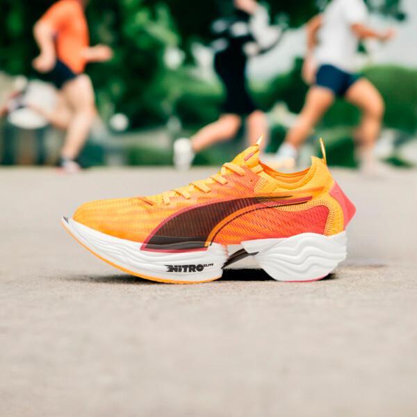 PUMA FAST-R NITROâ¢ Elite 2 Men's Running Shoes in Sun Stream/Sunset Glow/White Product Image