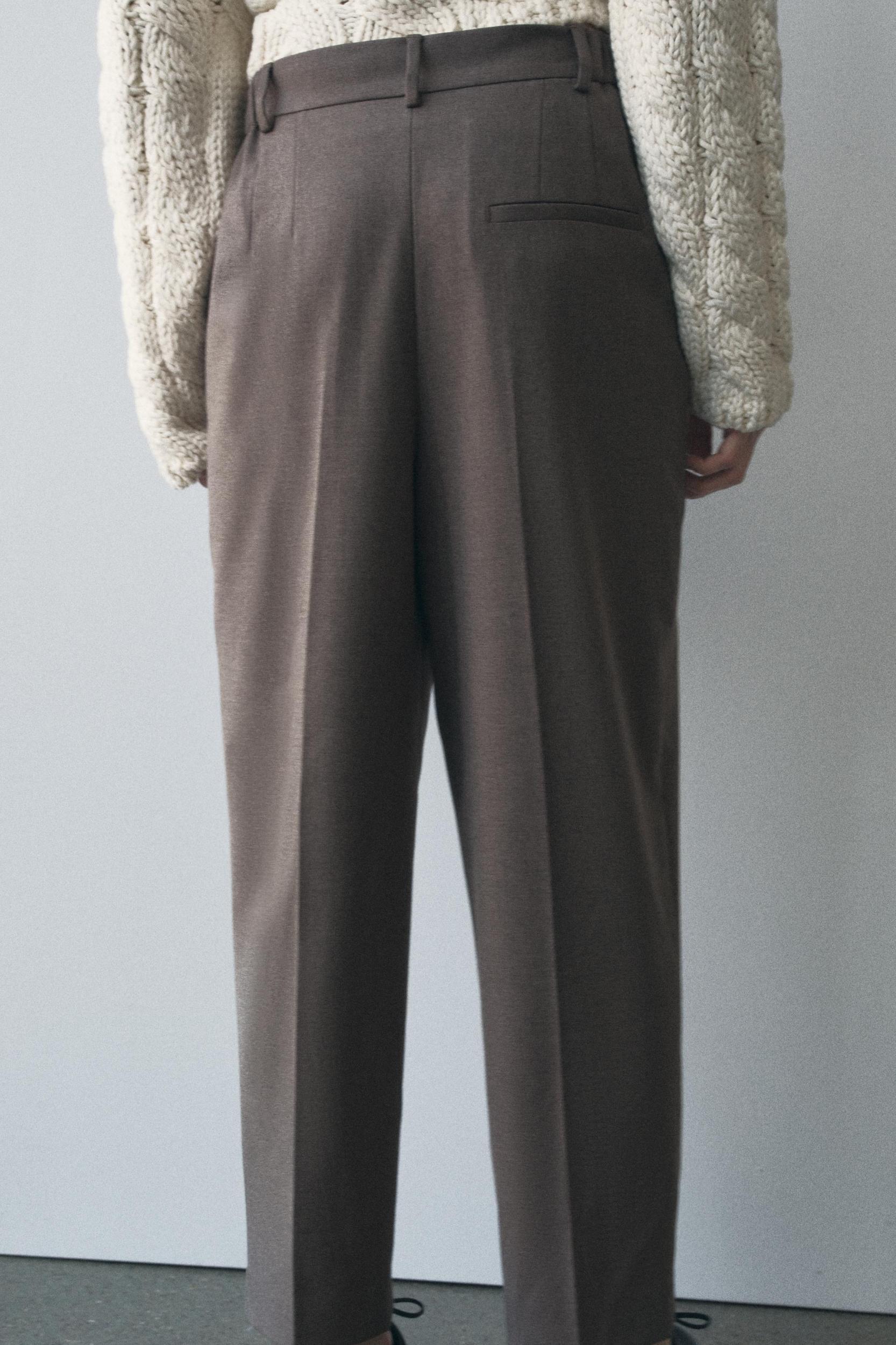 ANKLE PANTS WITH DARTS ZW COLLECTION Product Image