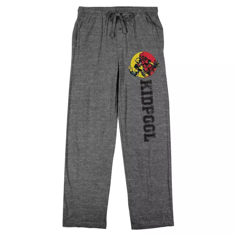 Men's Marvel Deadpool 3 Movie Pajama Pants, Size: Large, Gray Product Image