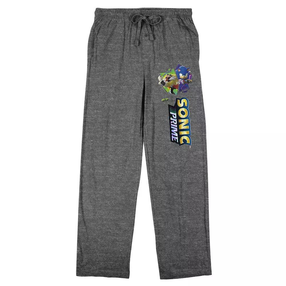 Men's Sonic Prime Sonic Pajama Pants, Size: XL, Gray Product Image