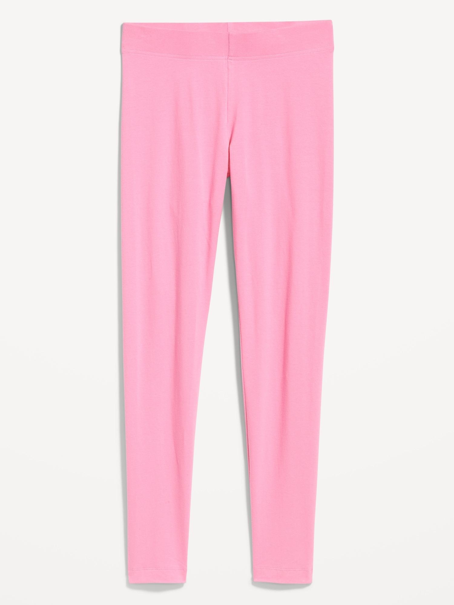High-Waisted Jersey Fashion Layering Leggings Product Image