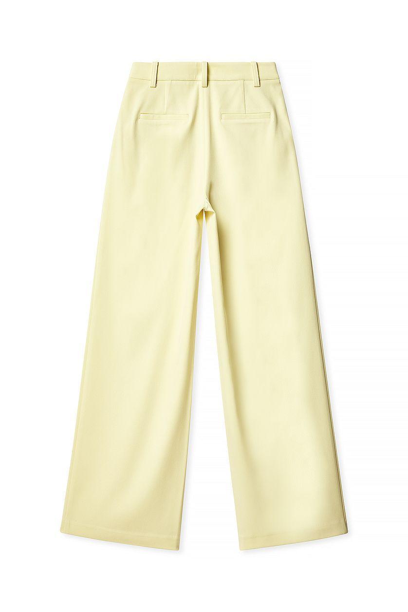 Wide Leg High Waist Suit Pants Product Image