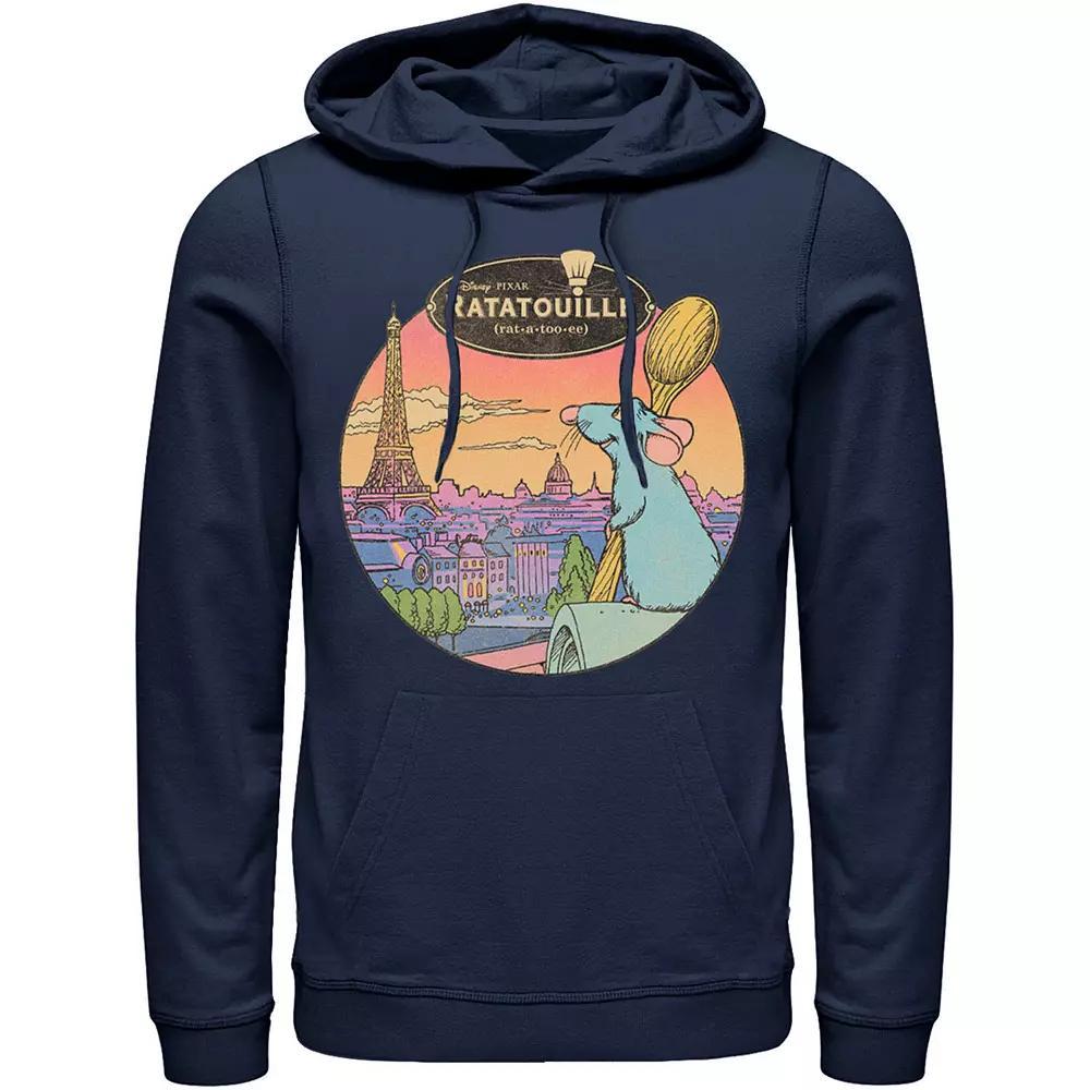 Disney / Pixar's Ratatouille Men's Over Look Paris Hoodie, Size: Small, White Product Image