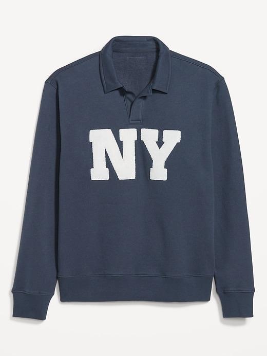 Rotation Fleece Graphic Polo Product Image