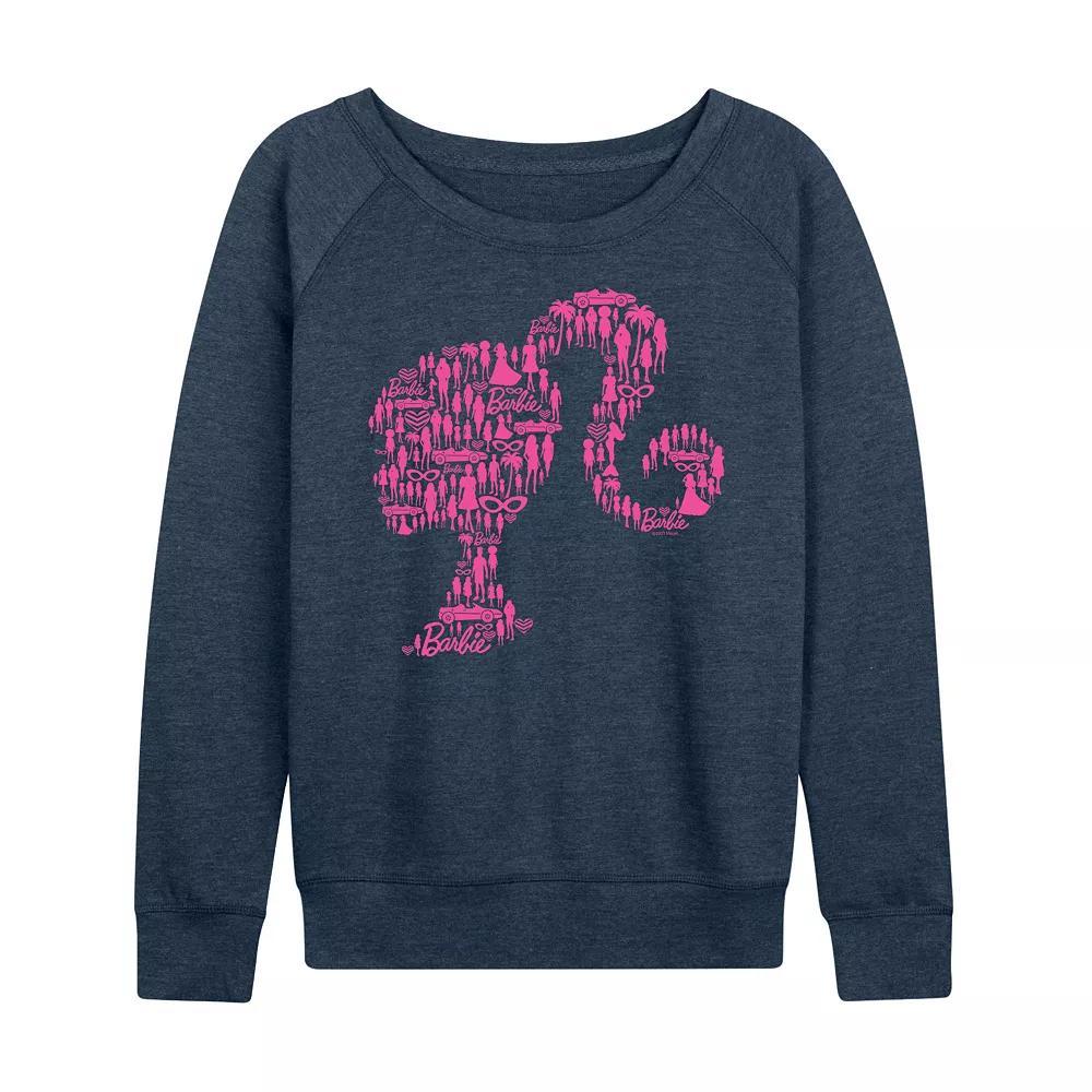 Plus Size Barbie Lifestyle French Terry Long Sleeve Tee, Womens Product Image