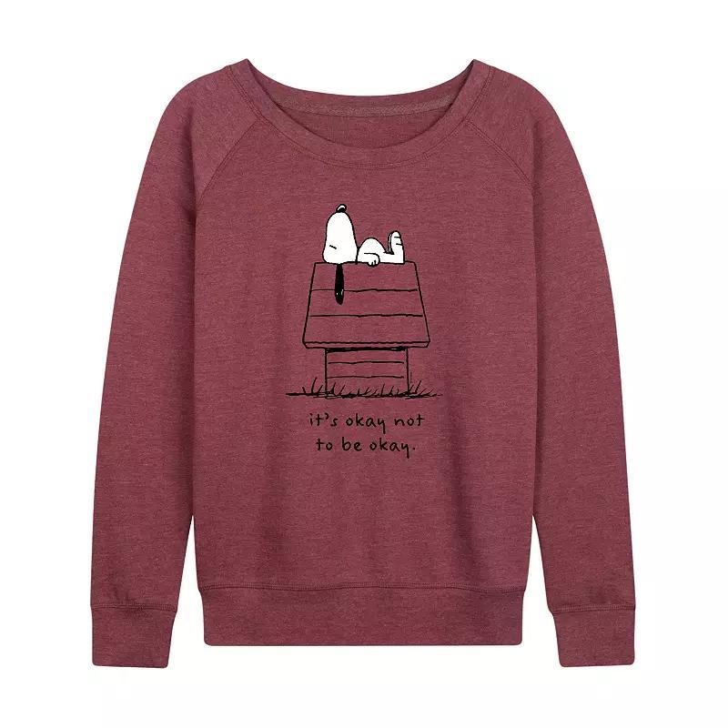 Womens Yellowstone Someone Elses Day French Terry Long Sleeve Tee, Girls Grey Indigo Product Image
