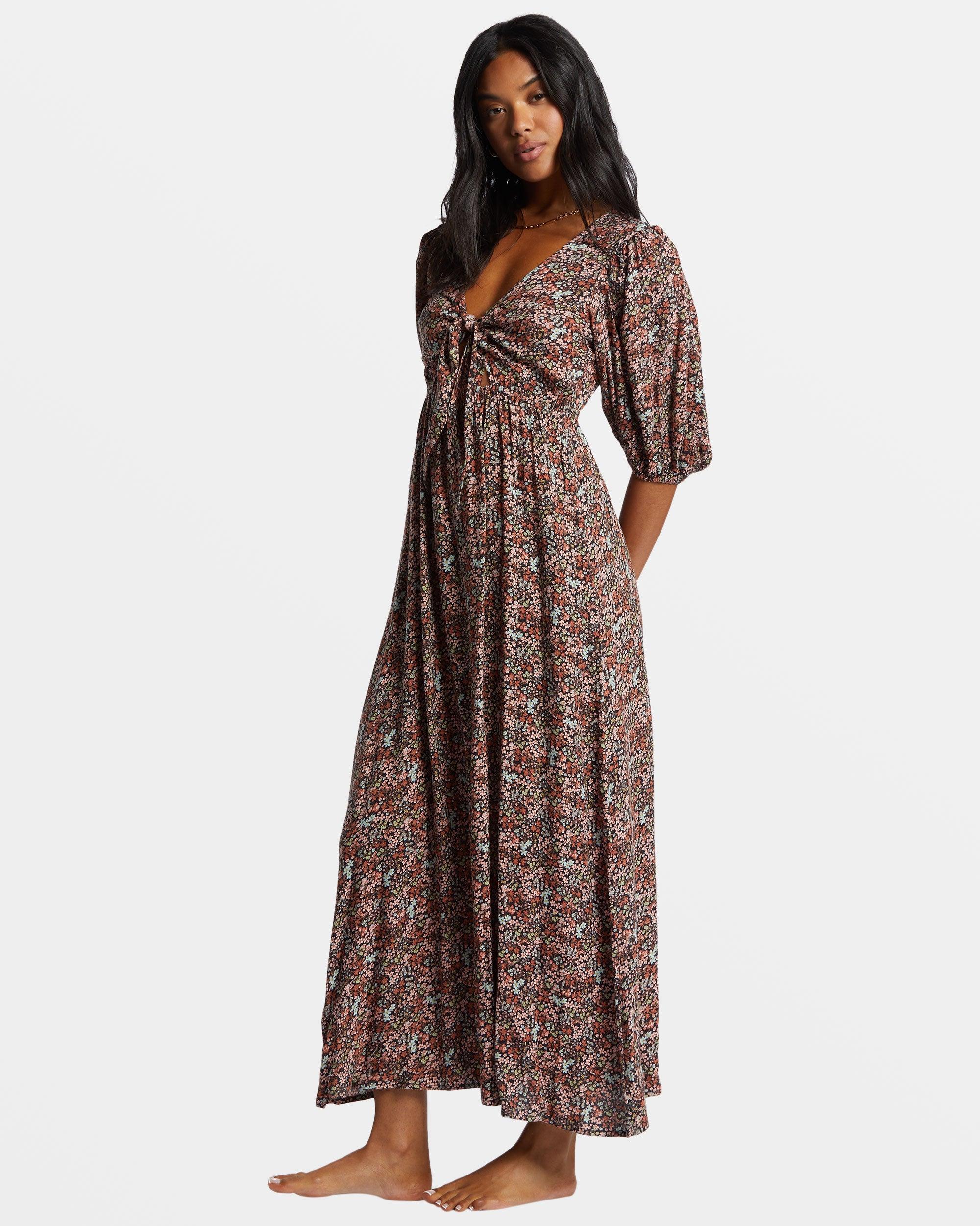 Night Fall Maxi Dress - Black Sands Female Product Image