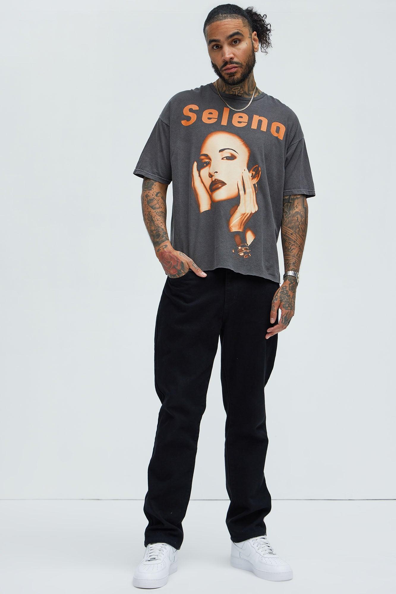 Selena Oversized Short Sleeve Tee - Brown Product Image