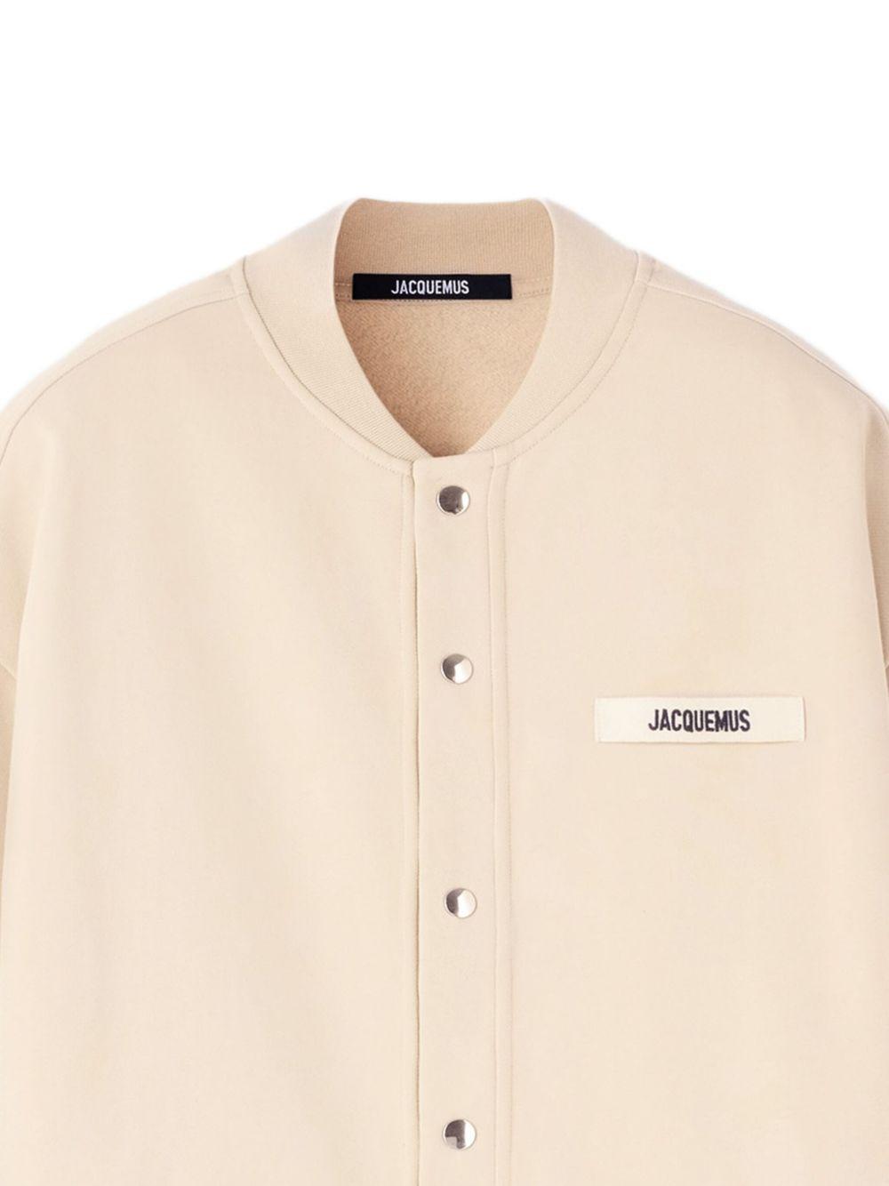 The Gros Grain button-fastening logo-plaque cardigan Product Image