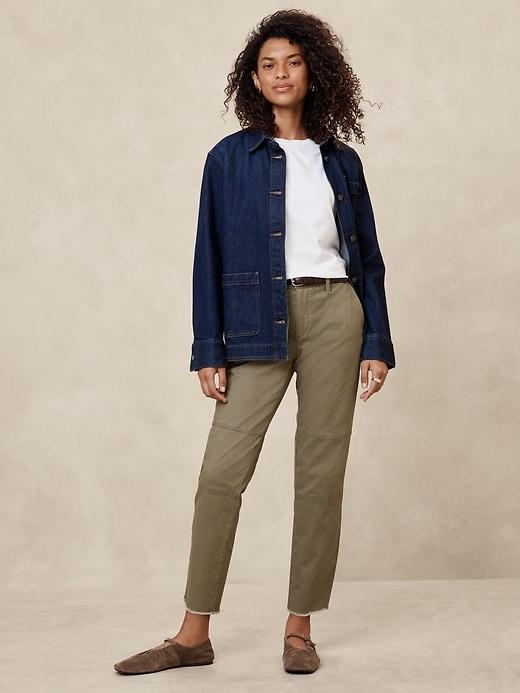 Slim Mid-Rise Pull-On Chino Product Image