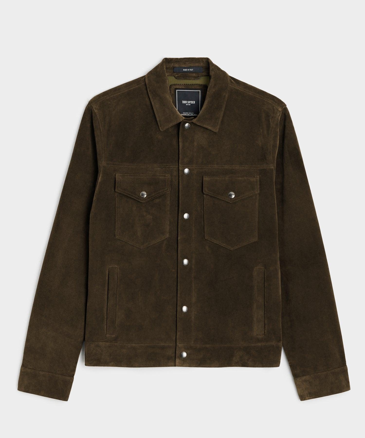Italian Suede Dylan Jacket Product Image