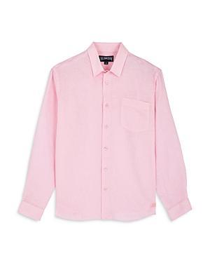 Vilebrequin Linen Solid Classic Fit Shirt Product Image
