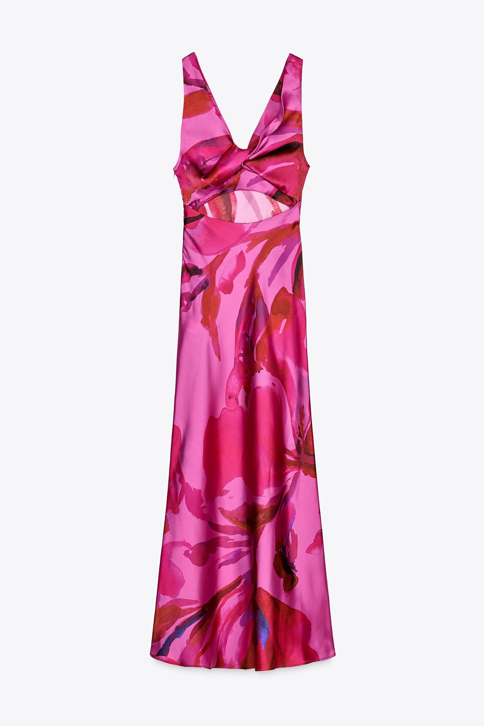 PRINTED MIDI DRESS Product Image