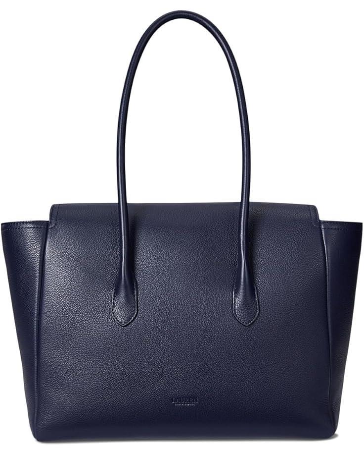 Two-Tone Leather Large Hanna Satchel Product Image