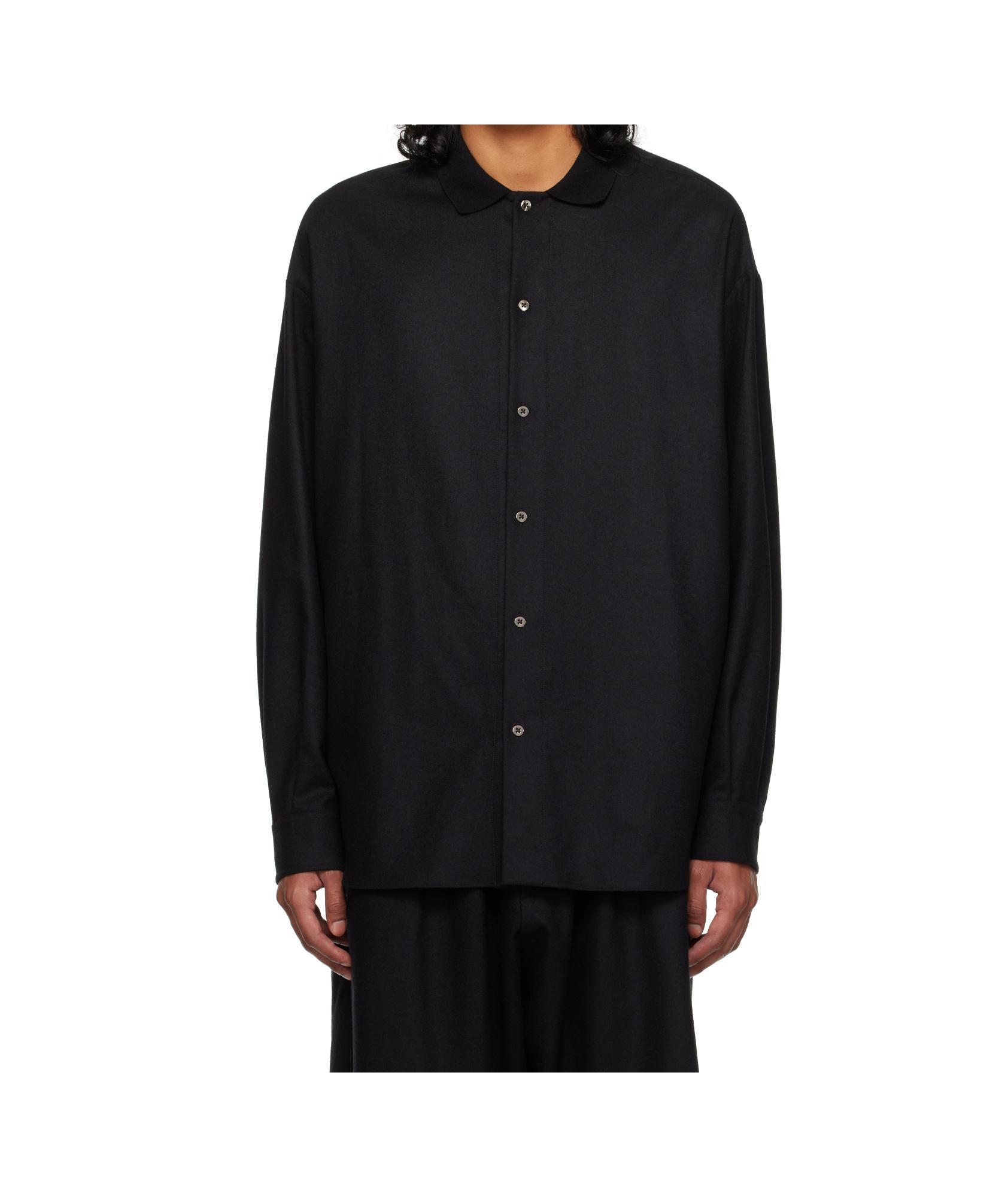 THE ROW Black Stendhal Shirt In Blk Black Product Image
